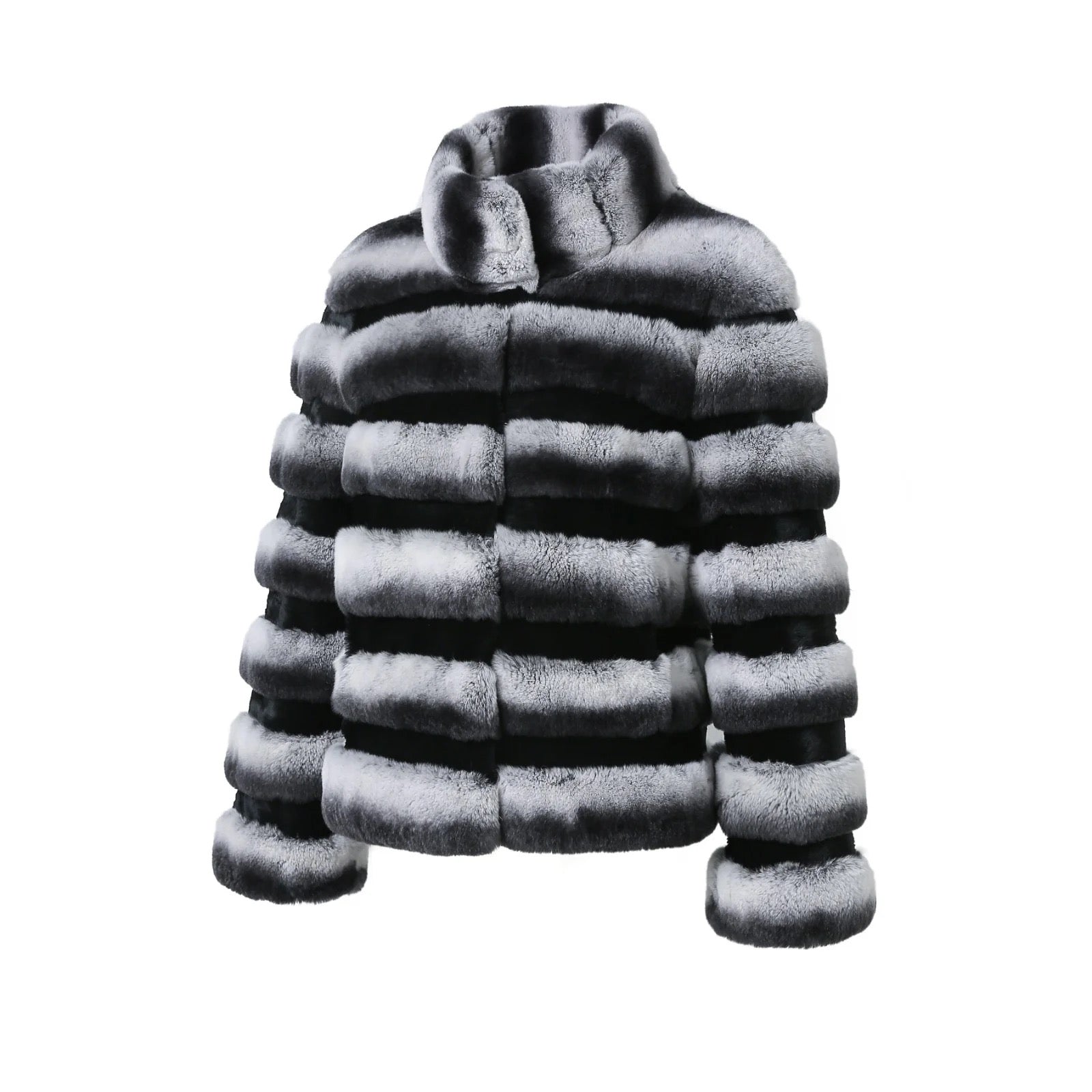 Noire Chinchilla Fur Jacket – Maison Aurélia