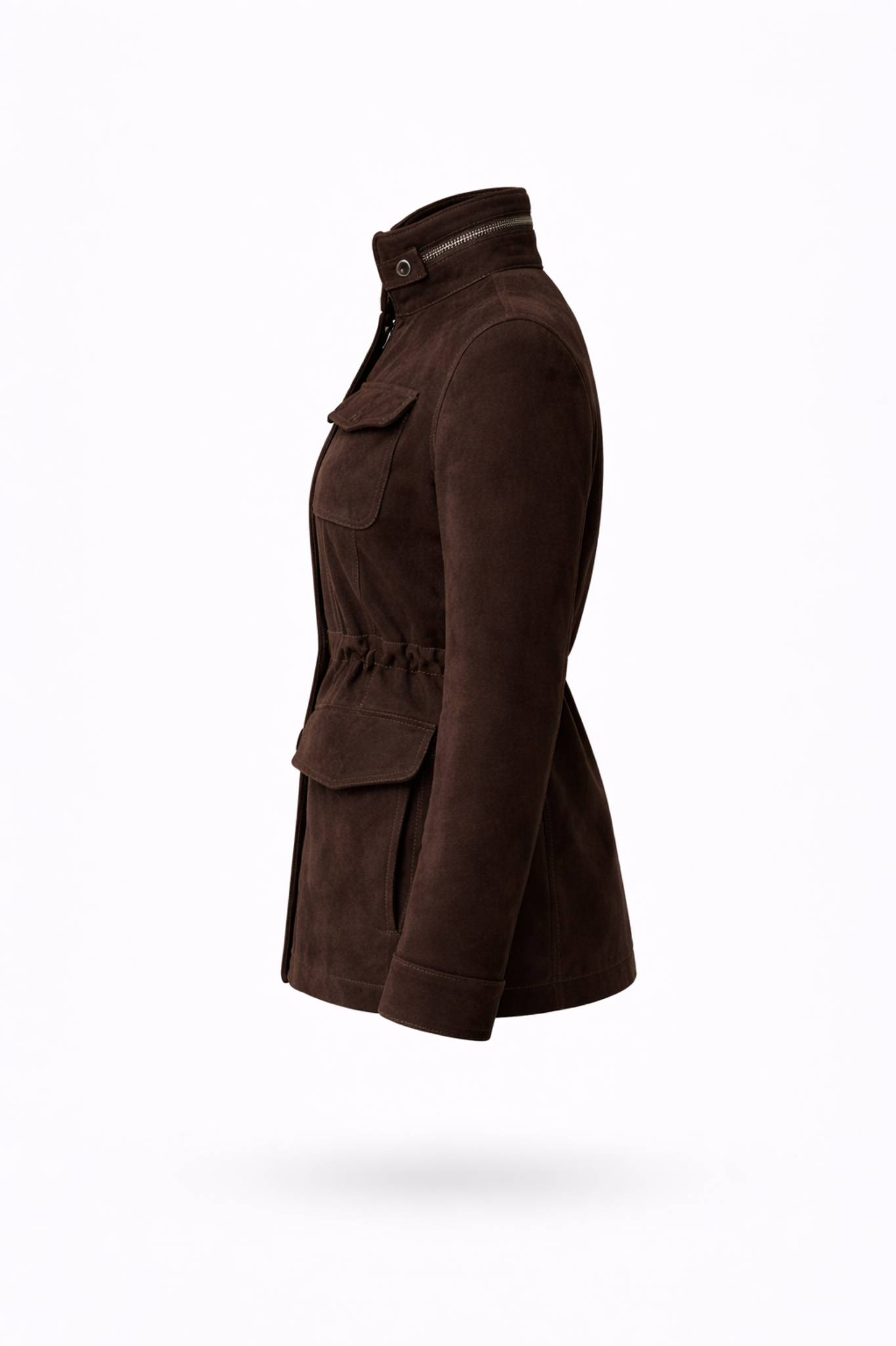 Noire Suede Jacket – Maison Aurélia