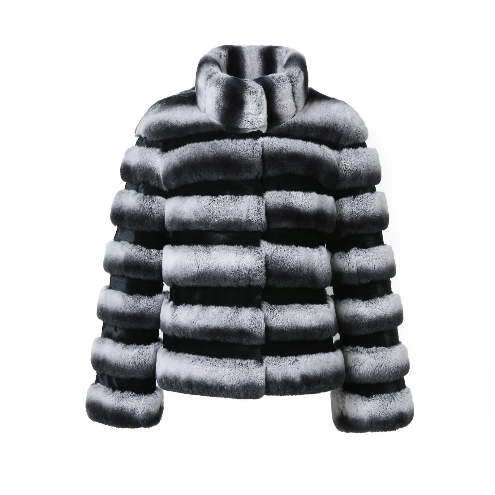 Noire Chinchilla Fur Jacket – Maison Aurélia