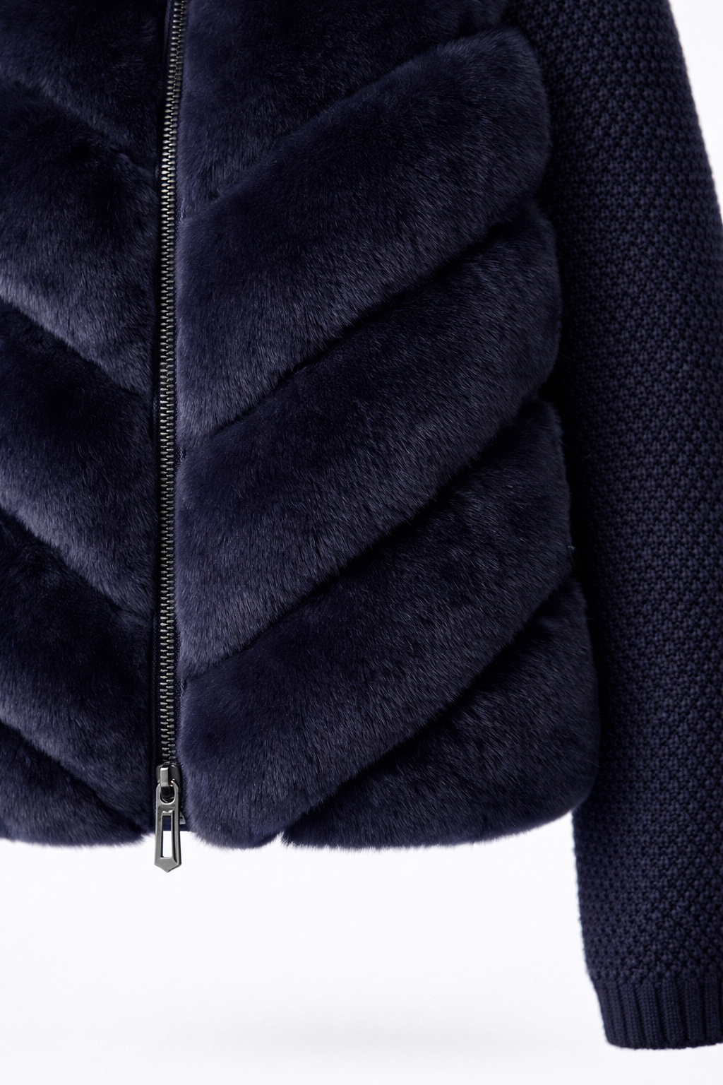 Celeste Knit Fur Jacket – Maison Aurélia