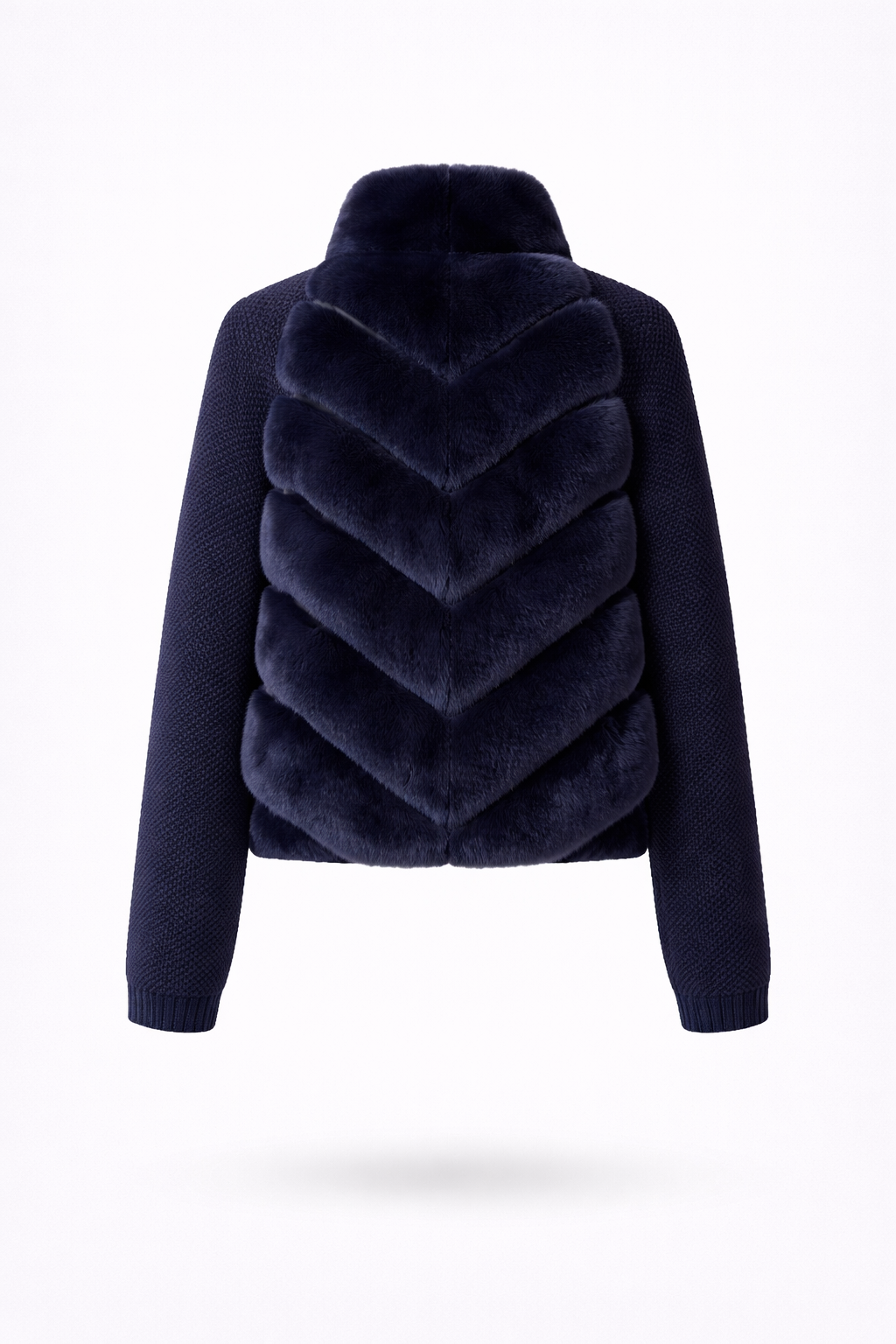 Celeste Knit Fur Jacket – Maison Aurélia