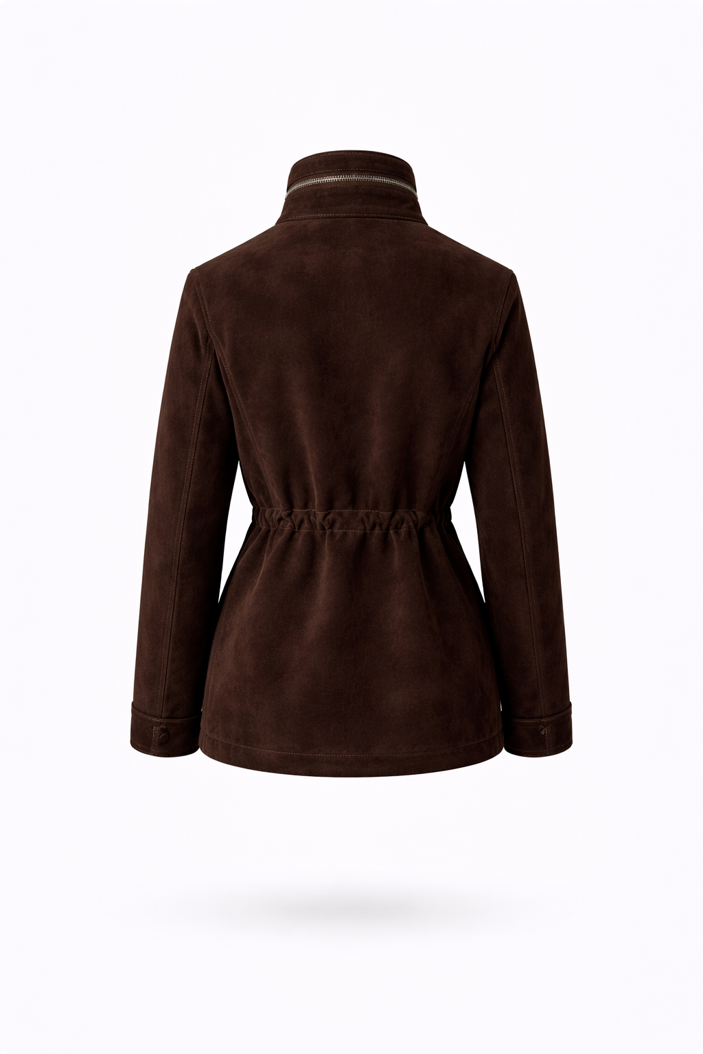 Noire Suede Jacket – Maison Aurélia