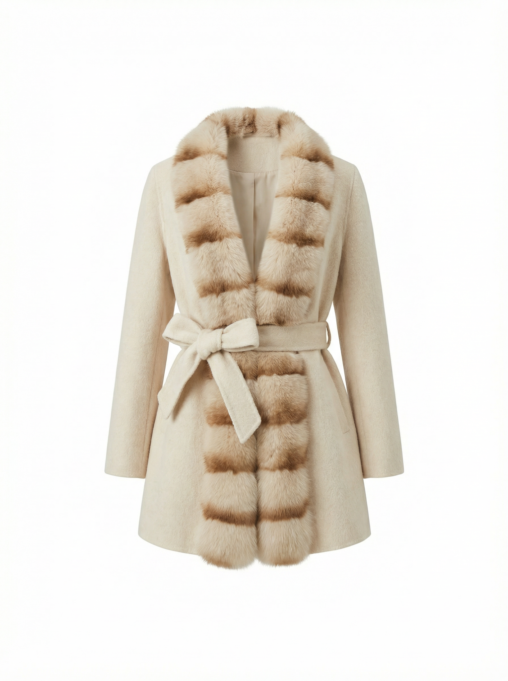 Élise Cashmere Wrap Coat – Maison Aurélia