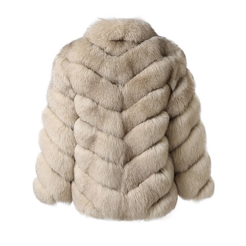 Valentina Fox Fur Coat – Maison Aurélia