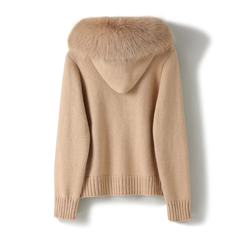 Camélia Knit Hoodie – Maison Aurélia