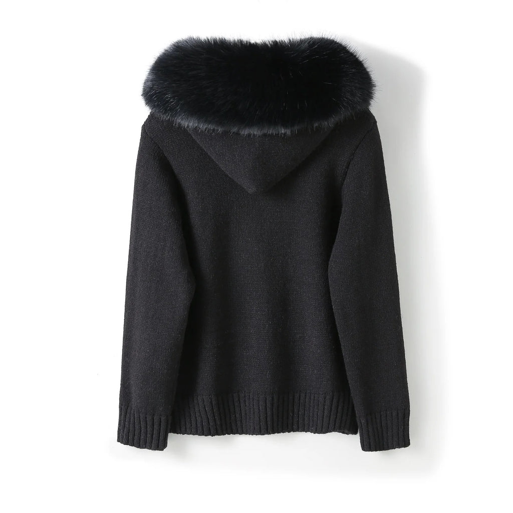 Camélia Knit Hoodie – Maison Aurélia