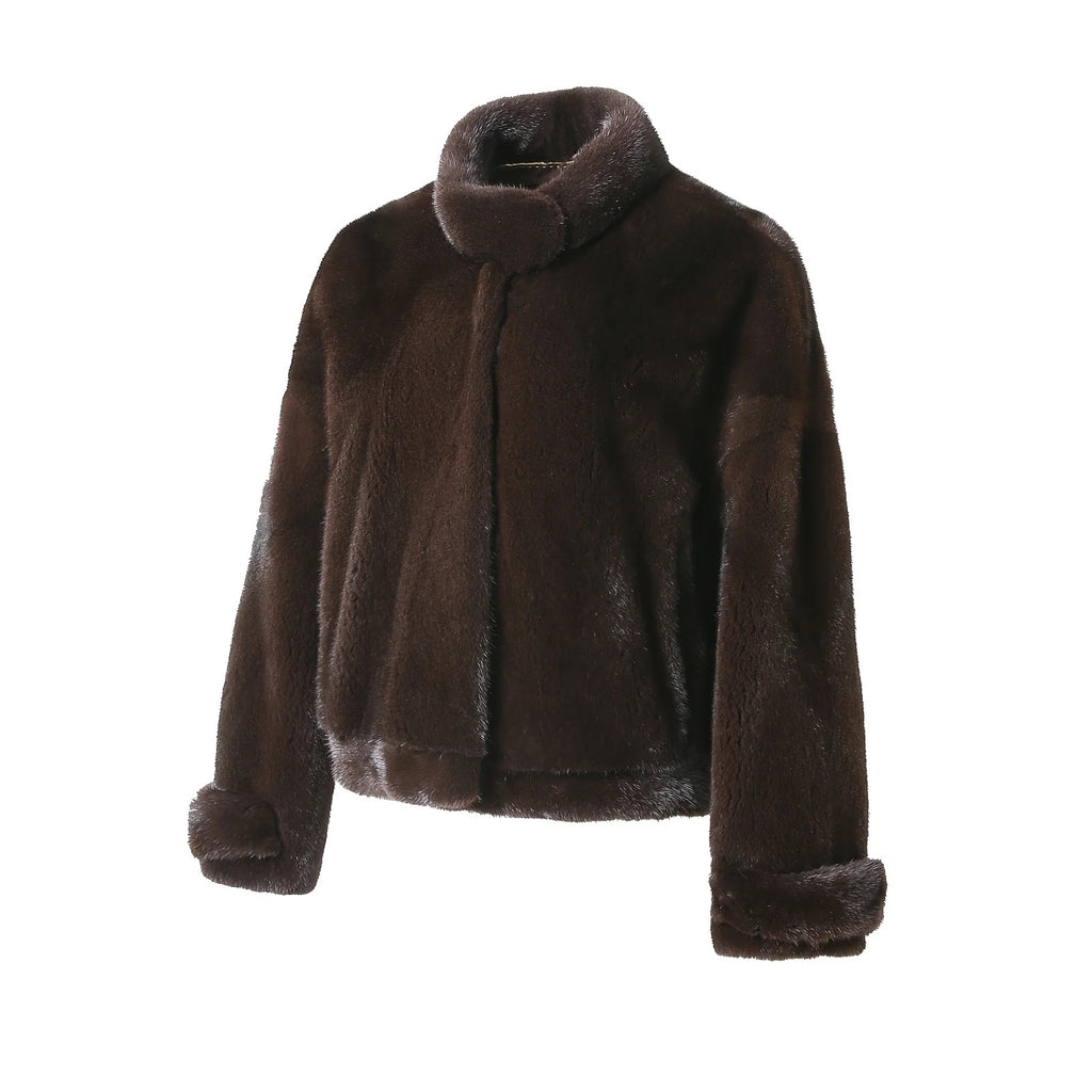 Valérie Mink Wool Jacket – Maison Aurélia