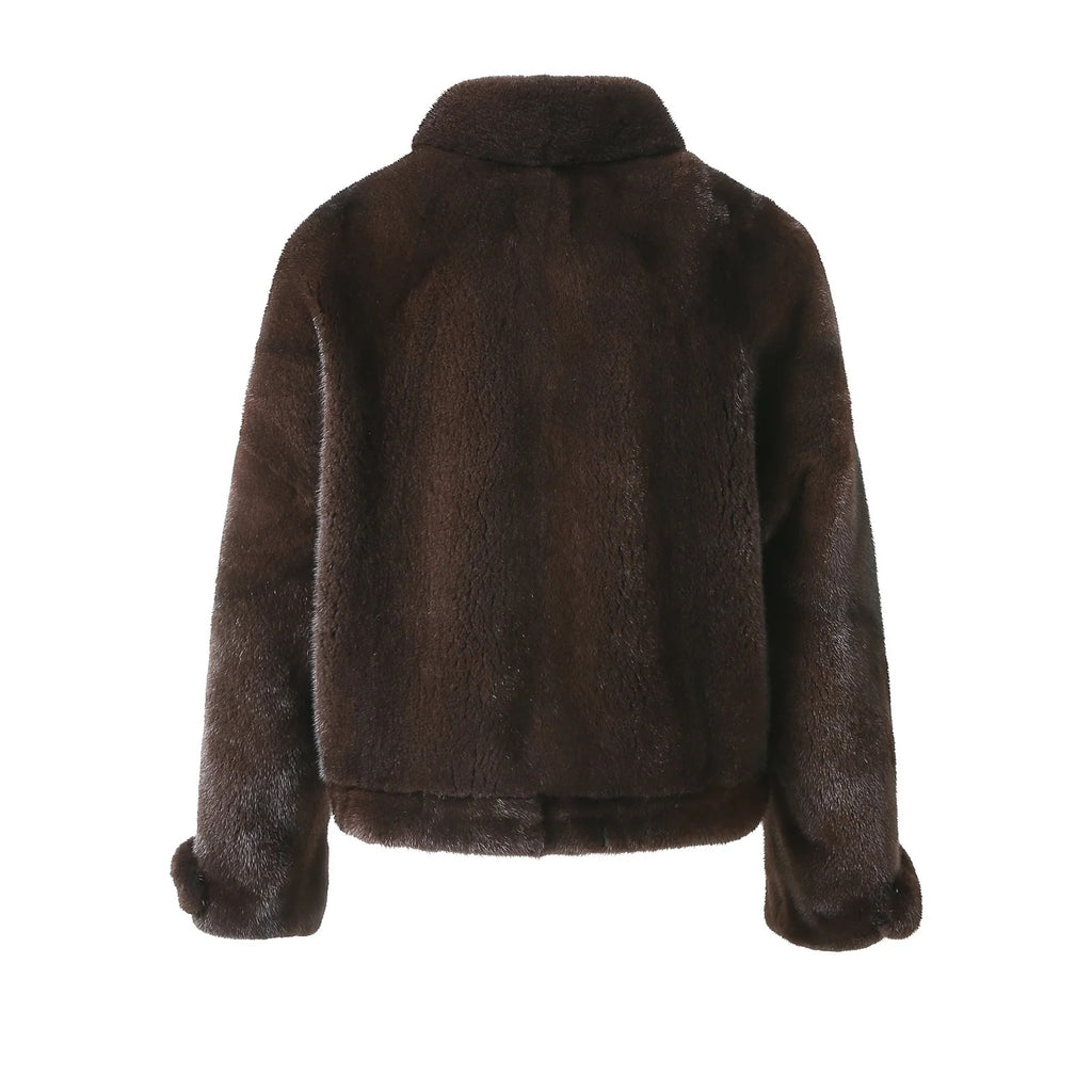 Valérie Mink Wool Jacket – Maison Aurélia
