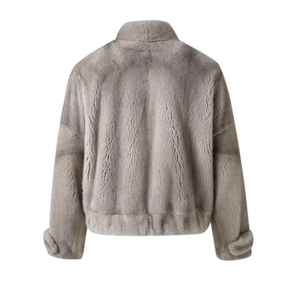 Éliane Mink Wool Jacket – Maison Aurélia