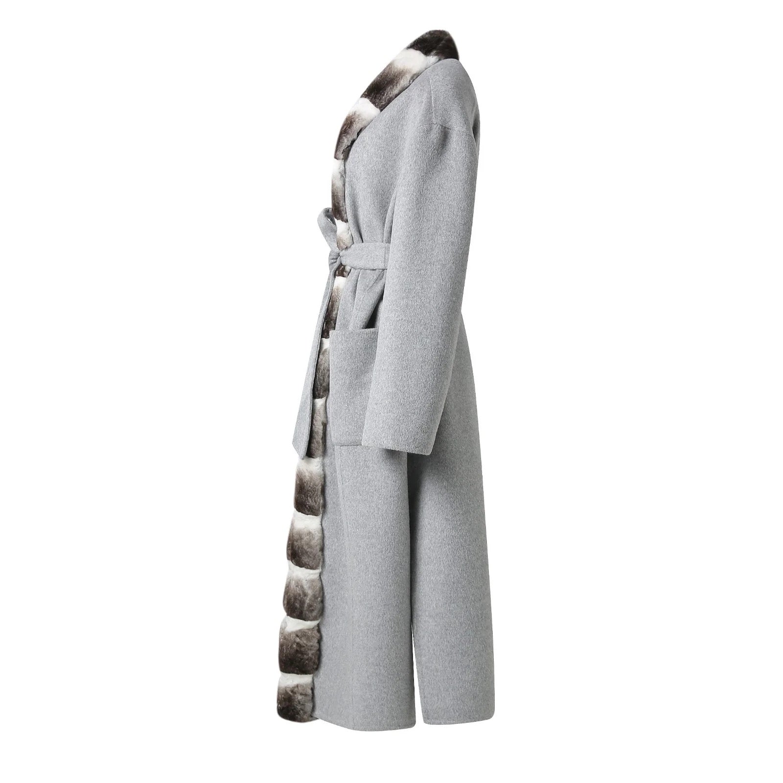 Armonia Rex Fur Wool Coat – Maison Aurélia
