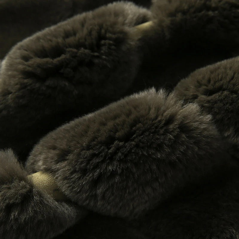 Sienna Knit Fur Jacket – Maison Aurélia