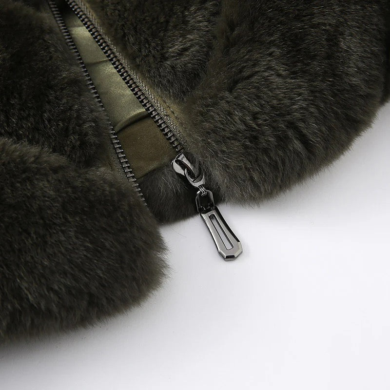 Sienna Knit Fur Jacket – Maison Aurélia