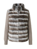 Oat Rex Fur Knit Bomber – Maison Aurélia