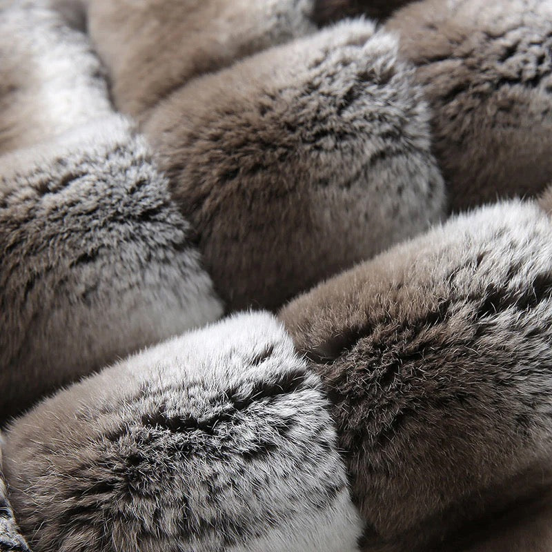 Oat Rex Fur Knit Bomber – Maison Aurélia