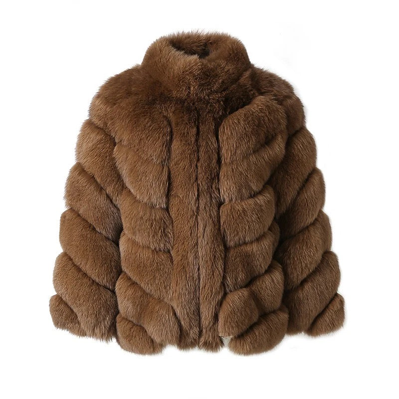 Sable Royale Fox Fur Jacket – Maison Aurélia