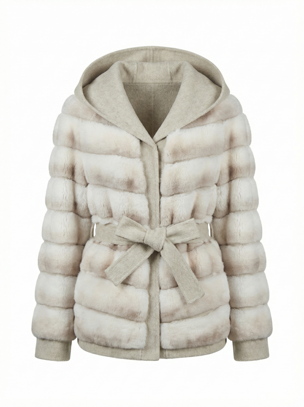Solenne Hooded Wool Coat – Maison Aurélia